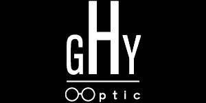 Ghy Optic logo black white