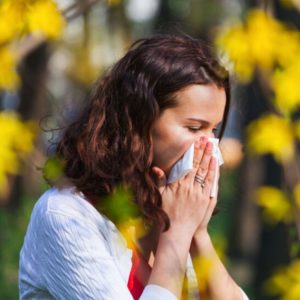 femme qui a du rhume