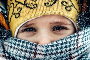 les yeux d’un enfant, temps enneigé