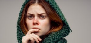 quelqu'un qui a la grippe